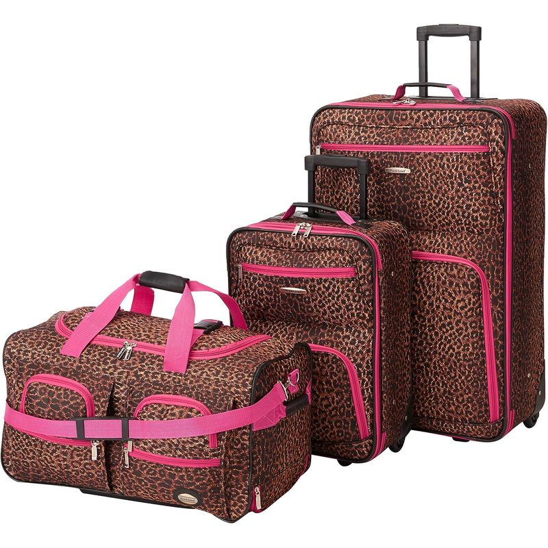 ROCKLAND - Maleta de mano expandible Vara Fashion 3 piezas Rockland