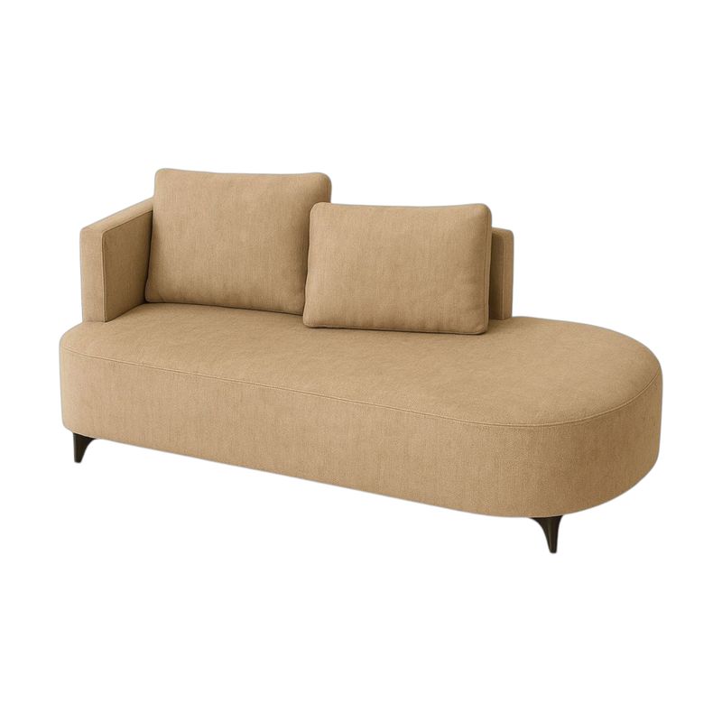 DKO DESIGN - Sofa Moderno Dubai Curvo 70x160x70 Beige
