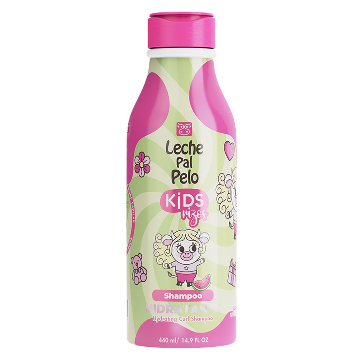 LECHE PAL PELO - Shampoo hidratante 440ml leche pal pelo linea kids rizos