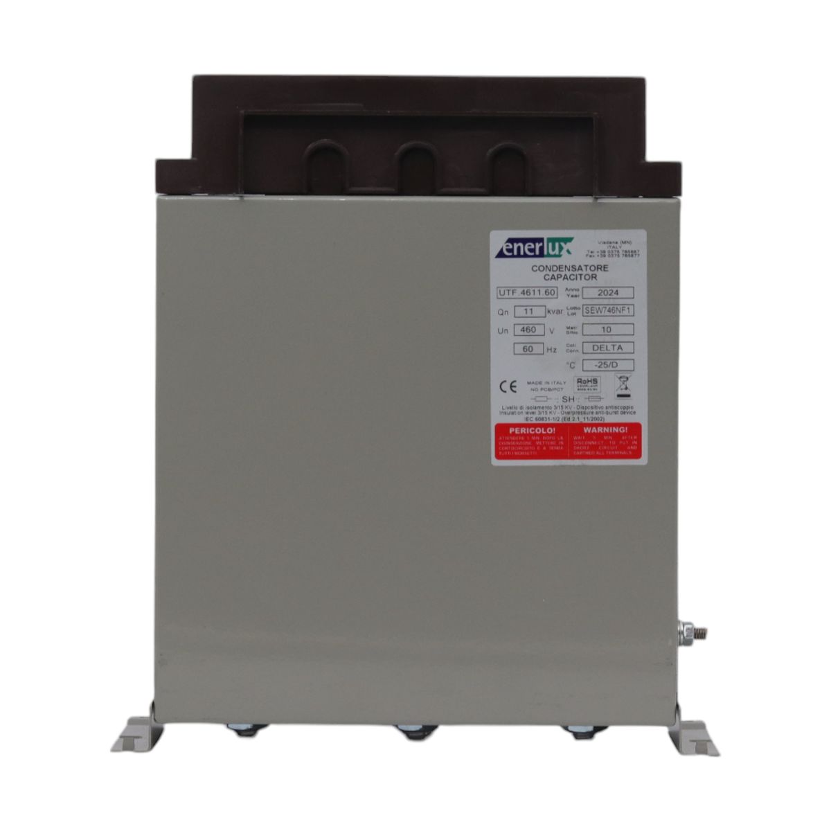 ENERLUX - Condensador Trifasico MODULAR 460V 11KVAR Enerlux UTF4611.60