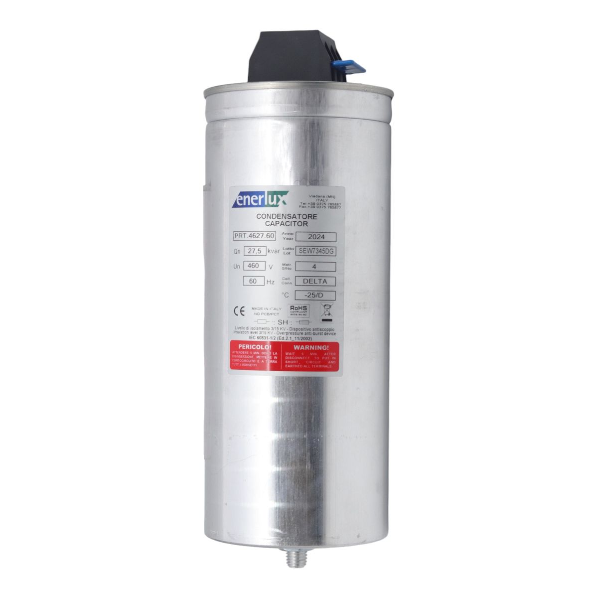 ENERLUX - Condensador Trifasico 460V  27.5K VAR Enerlux PRT4627.60