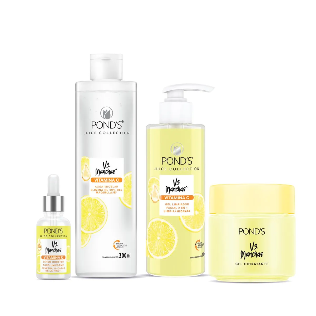 PONDS - Kit 4 Piezas Ponds Vitamina C Rutina AntiManchas