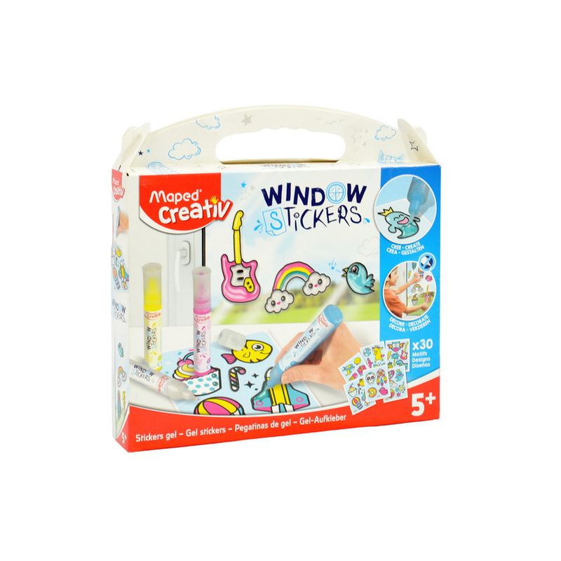 RONDA - STICKERS DE GEL COLOR N STICK PARA VENTANAS