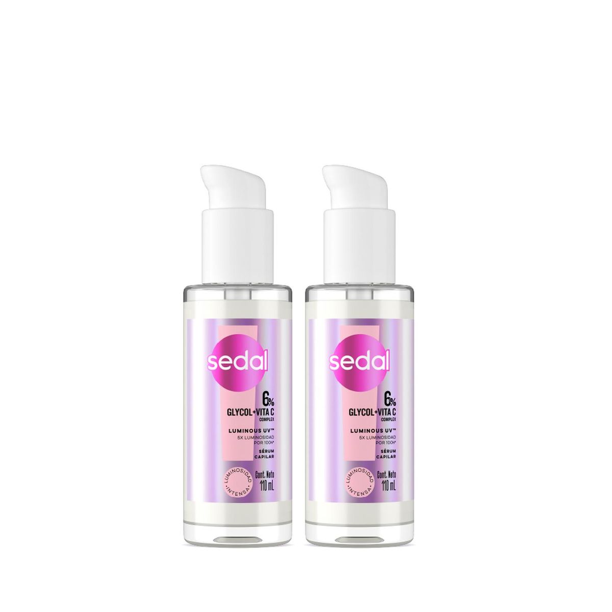SEDAL - Serum Capilar Sedal Glycol 6X Luminous UV x2