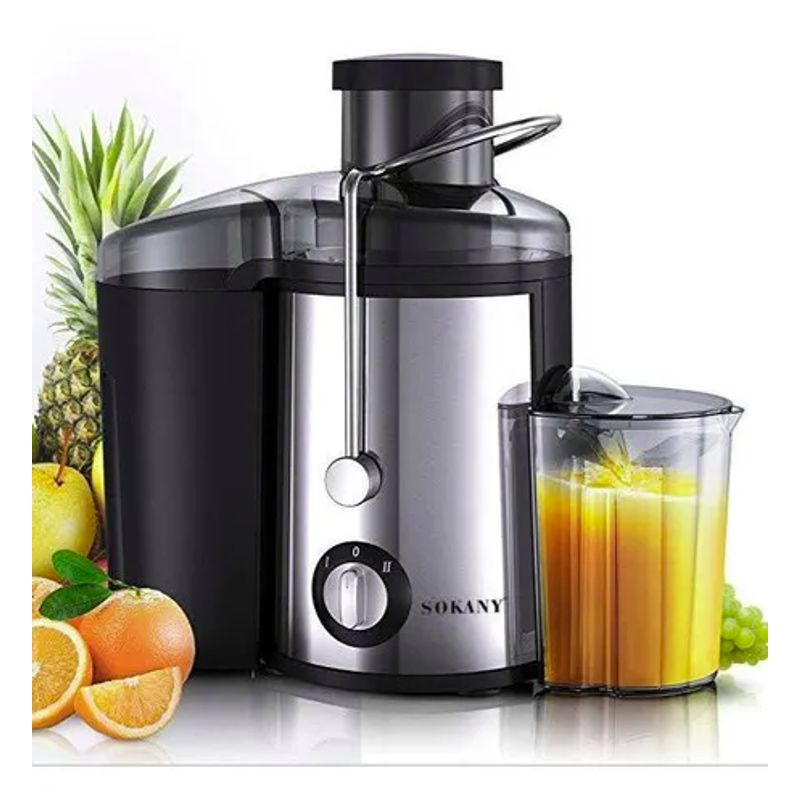 SOKANY - Extractor De Jugos Automatico Frutas Y Verduras Sokany 800w