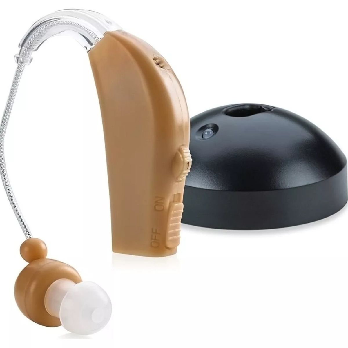 GENERICO - Audífono generico  para sordera Amplificador de Sonido Recargable