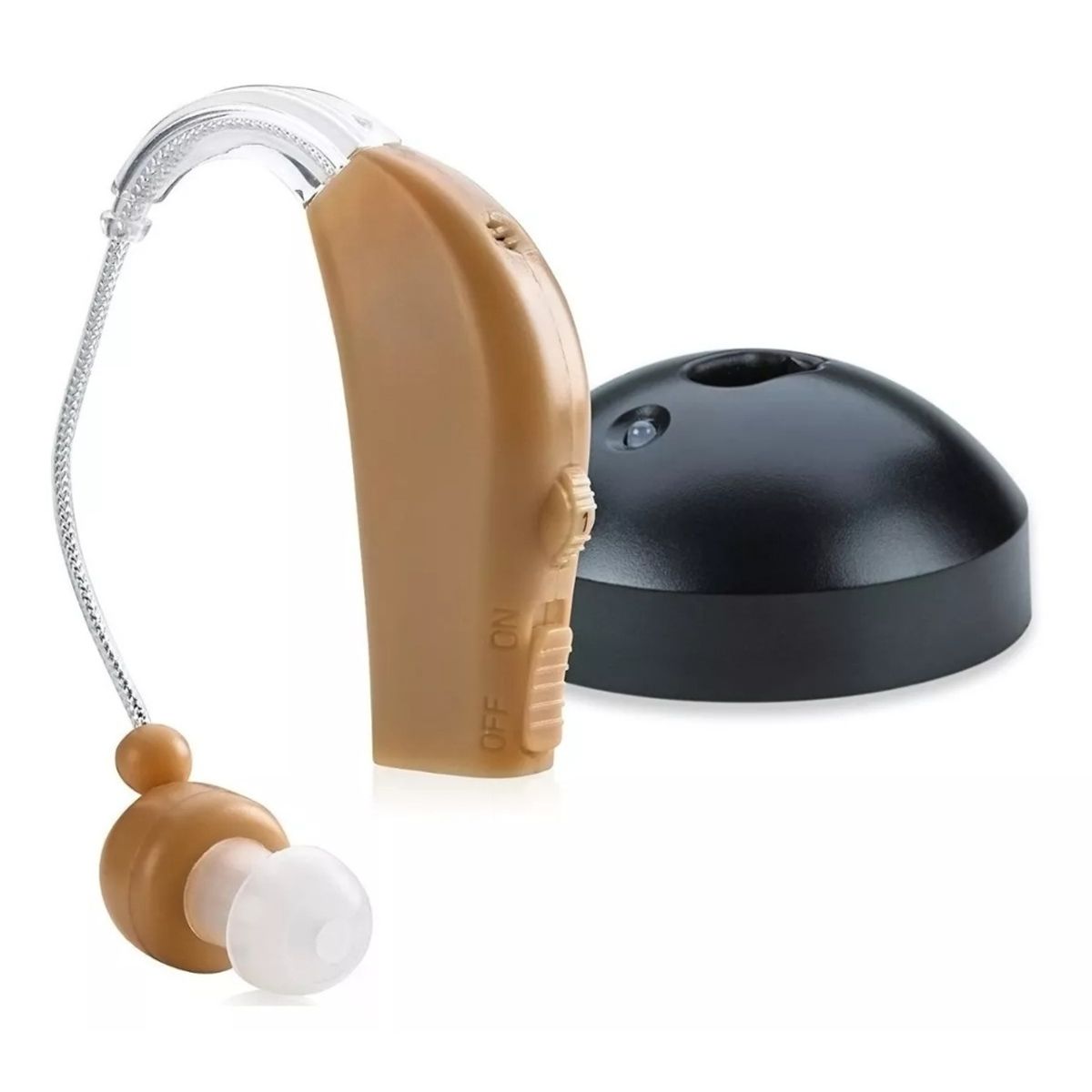 GENERICO - Audífono generico  para sordera Amplificador de Sonido Recargable