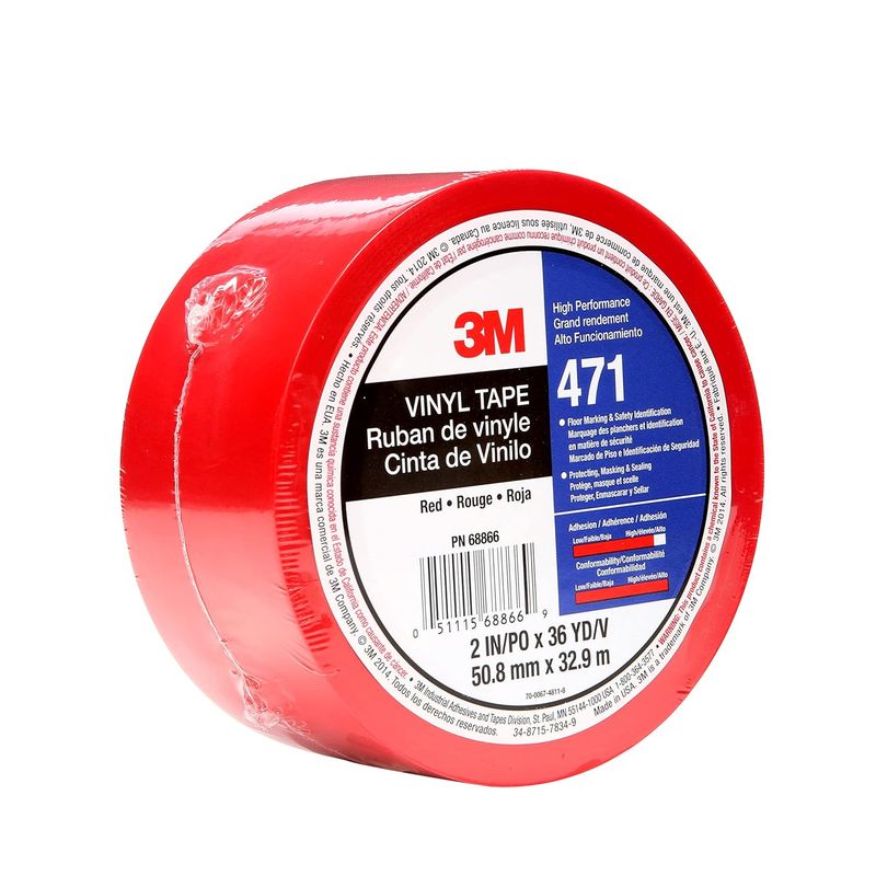 3M - Cinta adhesiva 3M 471 2 in x 36 yd