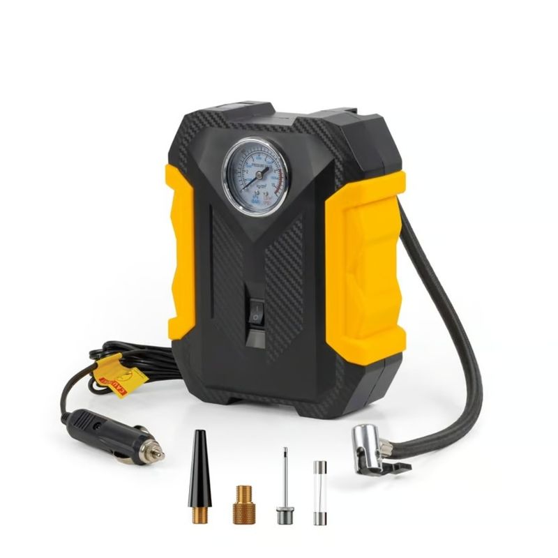 GENERICO - Mini Compresor Portátil Para  Carro Moto Bicicleta Inflador