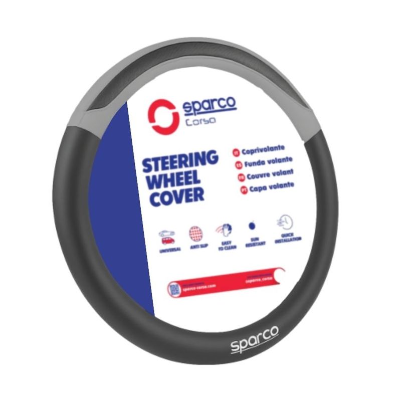 SPARCO - Funda Cubre Volante Carro Protector PVC Sparco SPS146GR