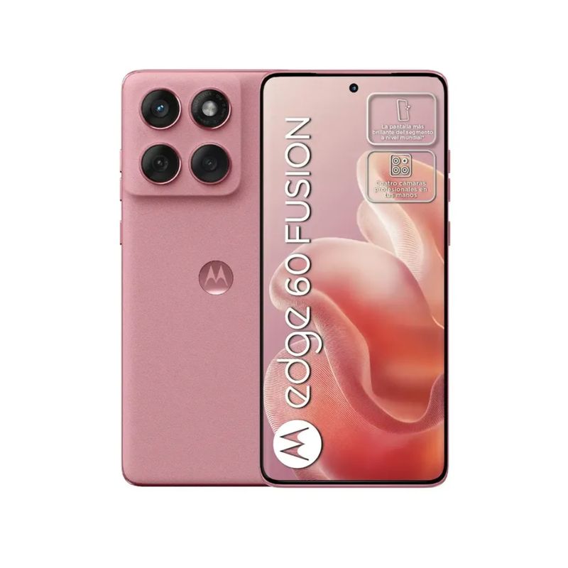 MOTOROLA - Celular Motorola Moto Edge 60 Fusion 256GB 8GB - Rosa