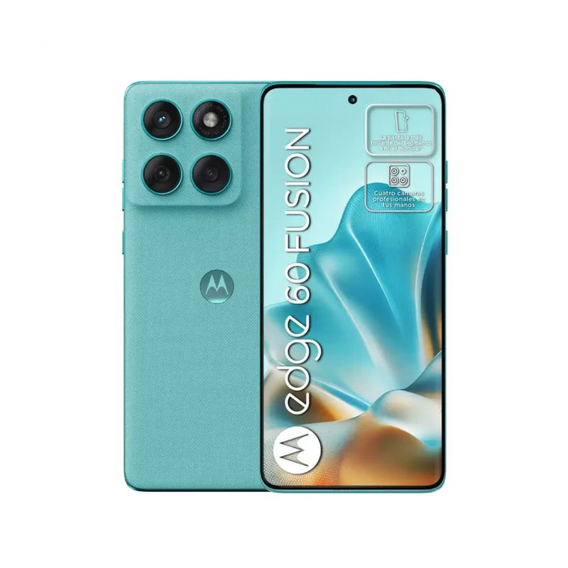 MOTOROLA - Celular Motorola Moto Edge 60 Fusion 256GB 8GB Verde + Chip Cargado