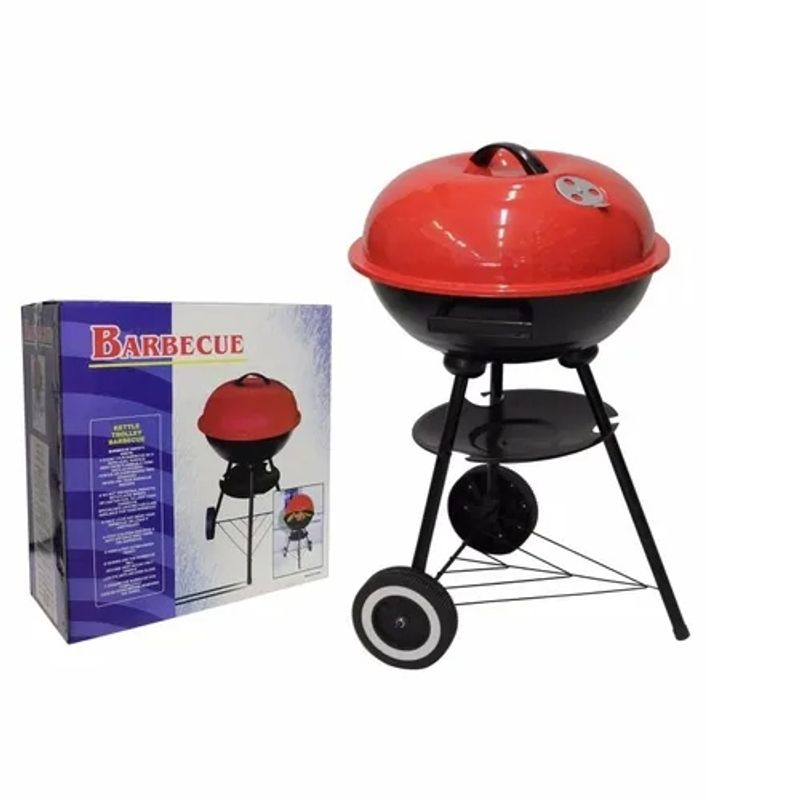 GENERICO - ASADOR BBQ PORTABLE ROJO