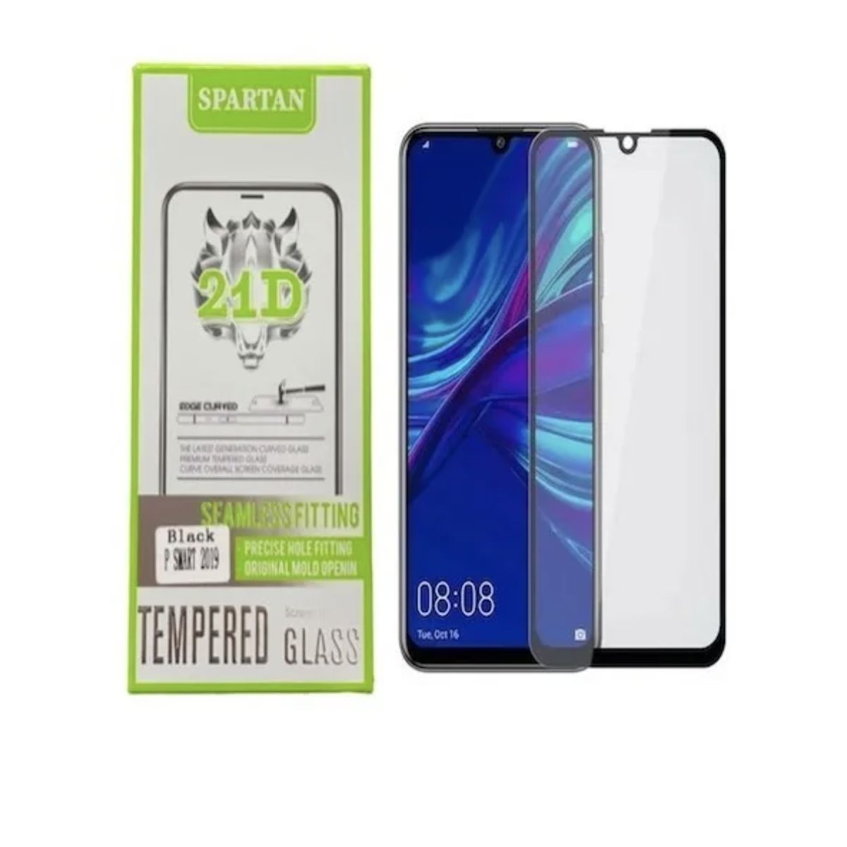 GENERICO - Vidrio Templado Para Celular Huawei P-smart 2019 Black