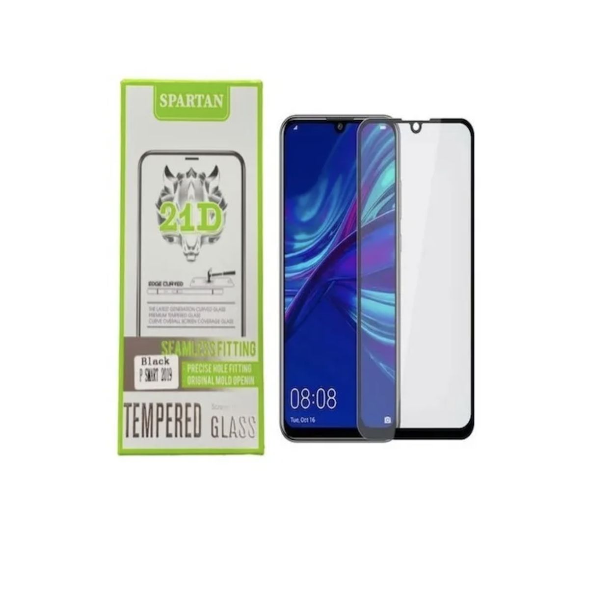 GENERICO - Vidrio Templado Para Celular Huawei P-smart 2019 Black