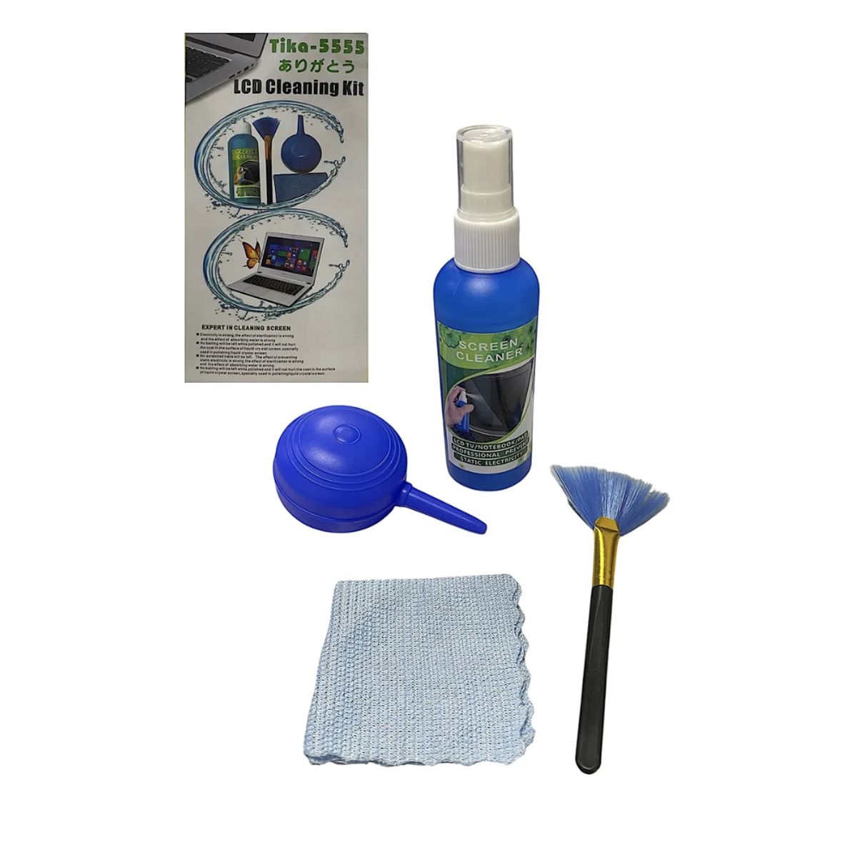 GENERICO - Kit De Limpieza 4 En 1 Para Portátil Pc Tablet Camara