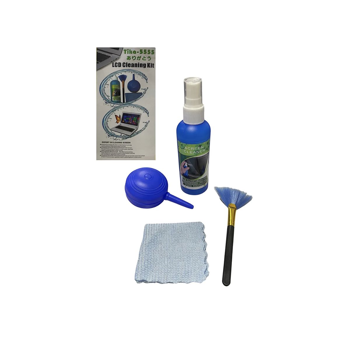 GENERICO - Kit De Limpieza 4 En 1 Para Portátil Pc Tablet Camara