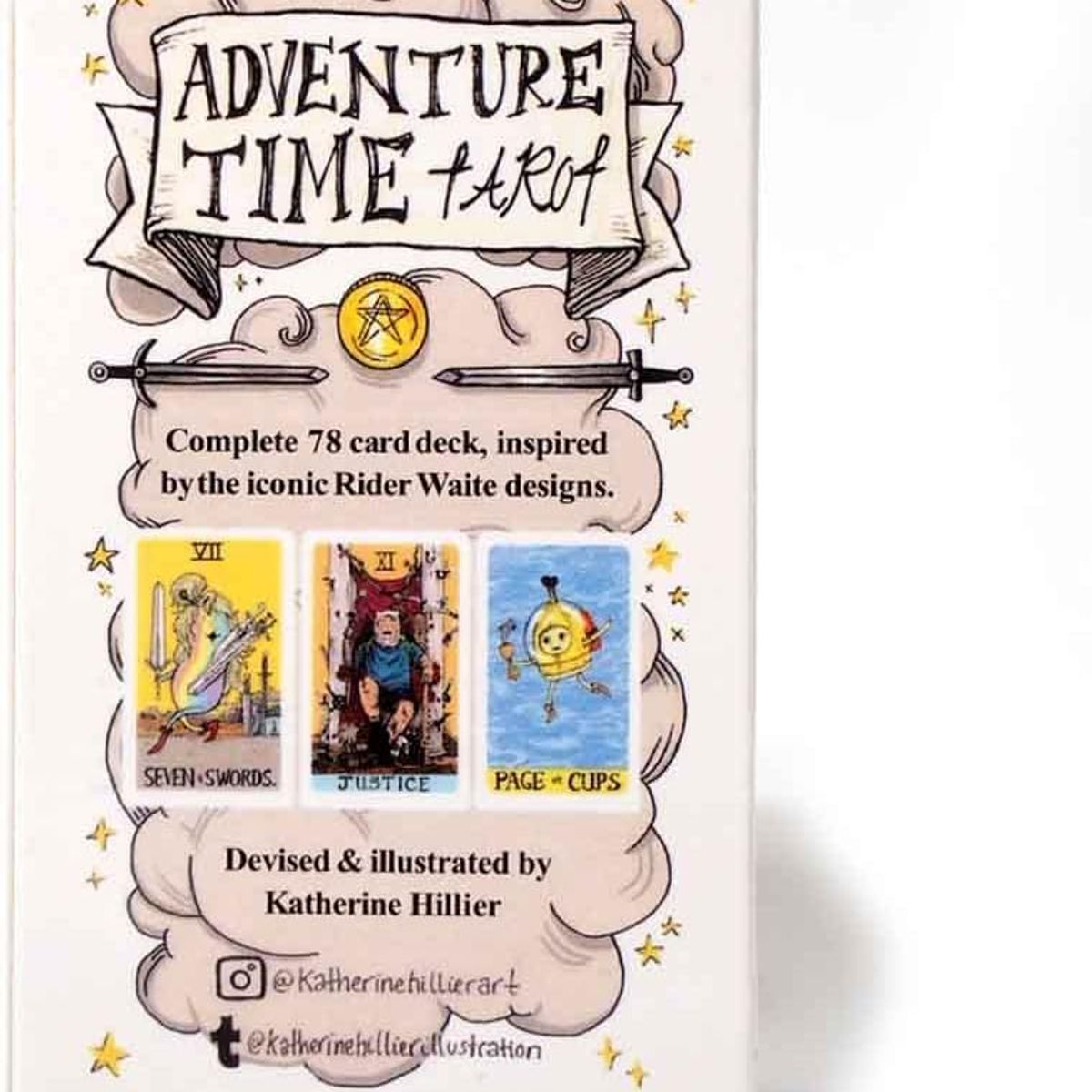 GENERICO - Cartas Tarot Hora Aventura Adventure Time Katherine Hillier