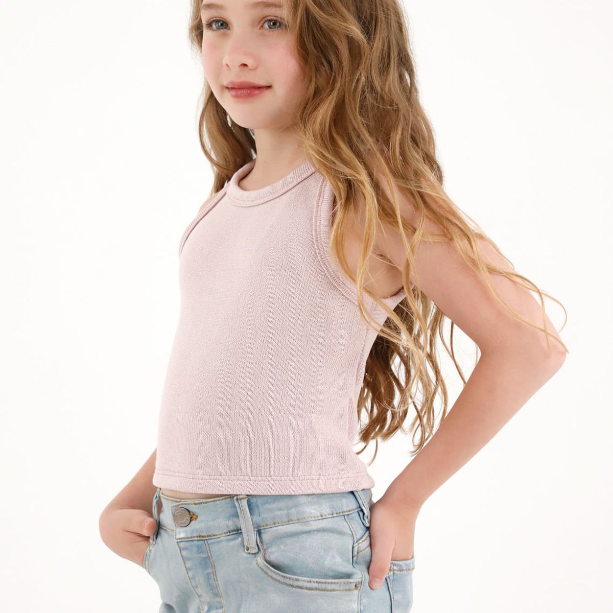 TENNIS - Camiseta tipo esqueleto rosada para niña