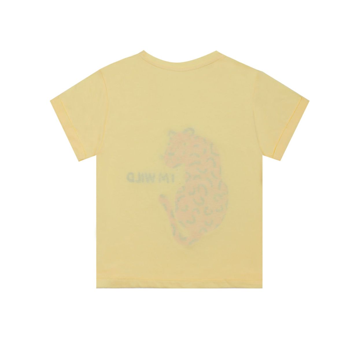 TENNIS - Camiseta básica estampada amarilla para niña