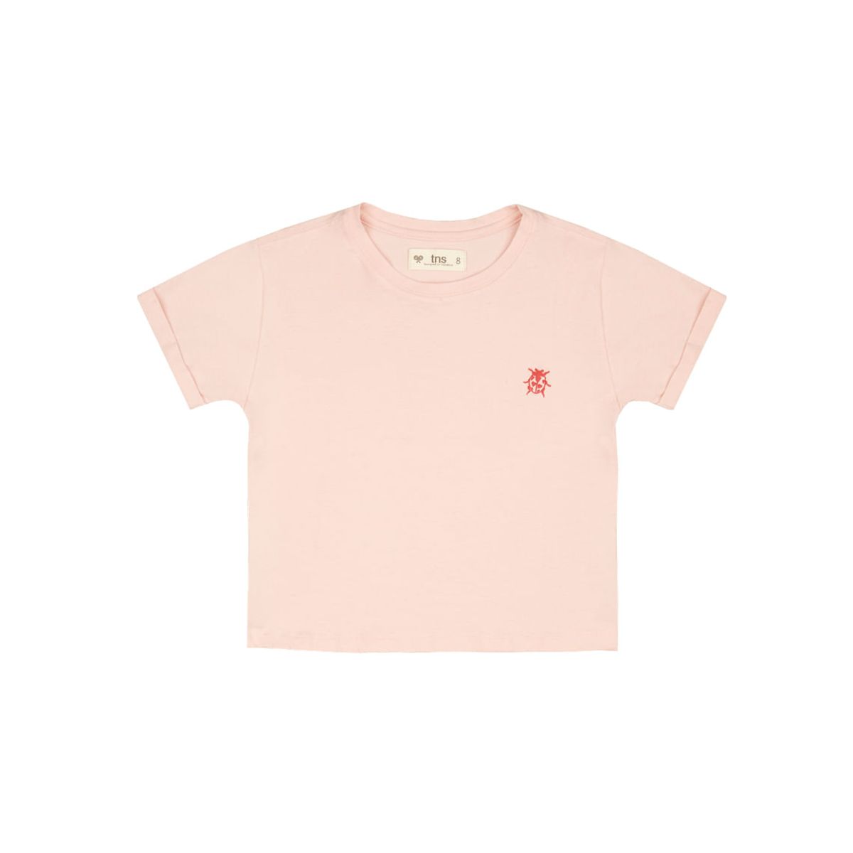 TENNIS - Camiseta básica rosada para niña