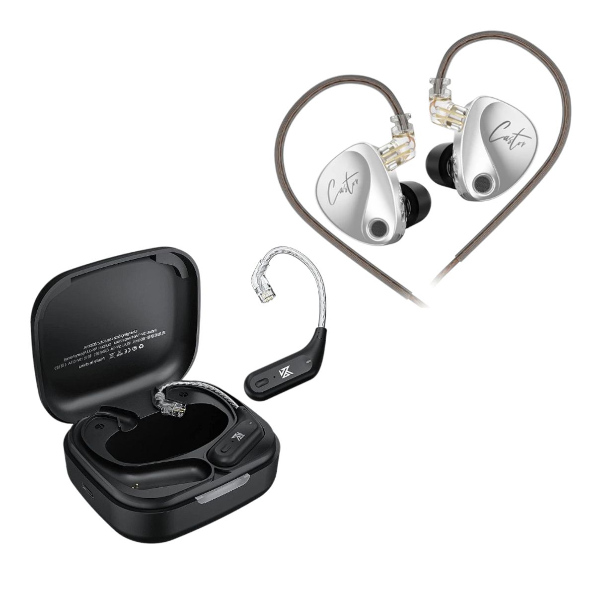 KZ - Modulo Bluetooth Kz Az09 +audifonos Kz Castor Con Cable