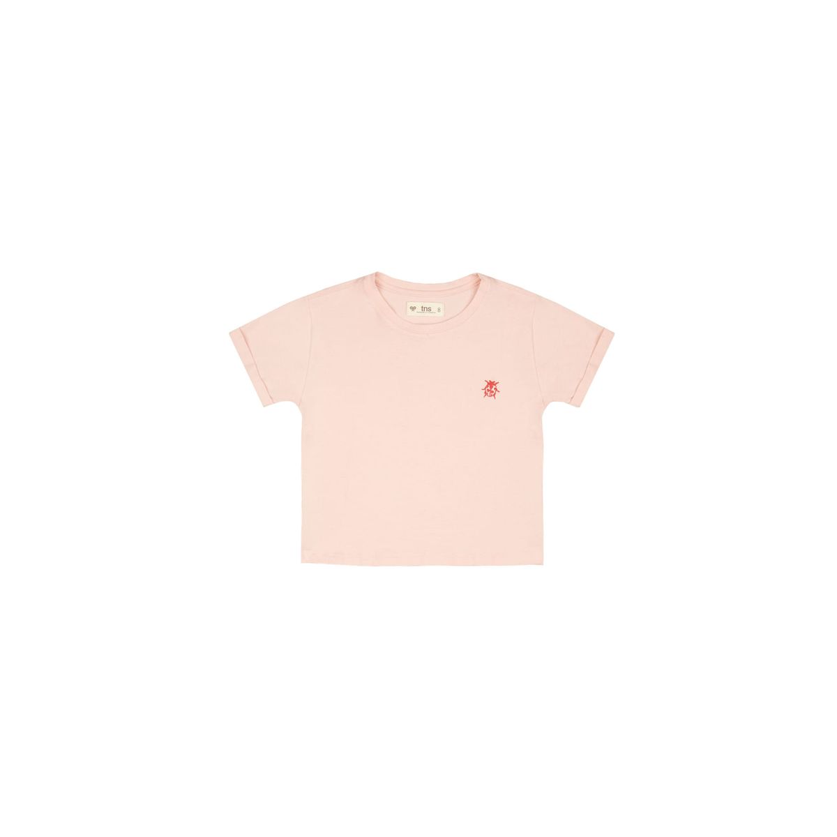 TENNIS - Camiseta básica rosada para niña