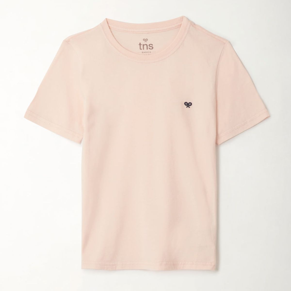 TENNIS - Camiseta rosada manga corta para niño