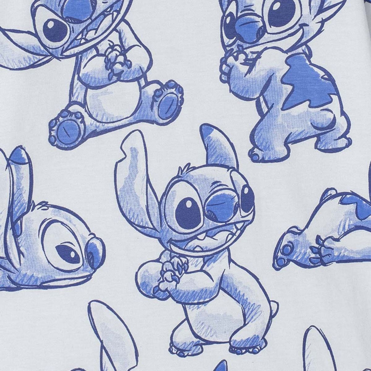 DISNEY - Camiseta de Stitch multicolor manga corta para niña