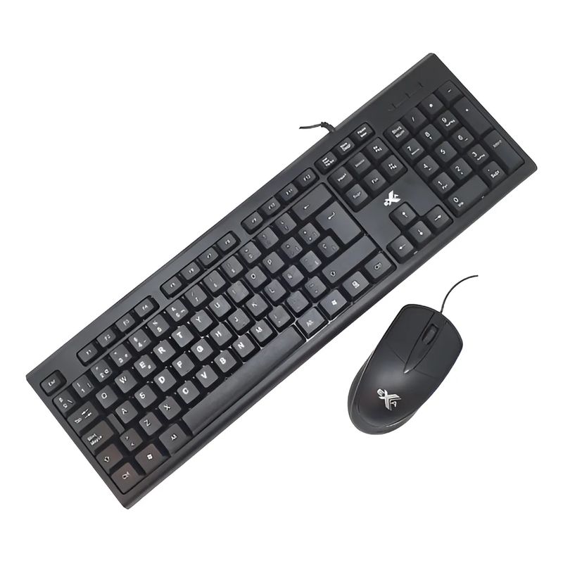 GENERICO - Combo Teclado Y Mouse Alámbrico Jertech Km160