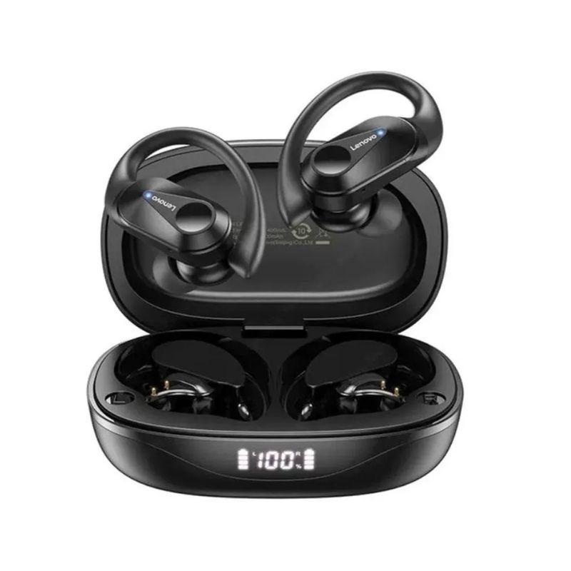 GENERICO - Audifonos deportivos LP75 negros bateria larga duraccion bluetooth 5.3