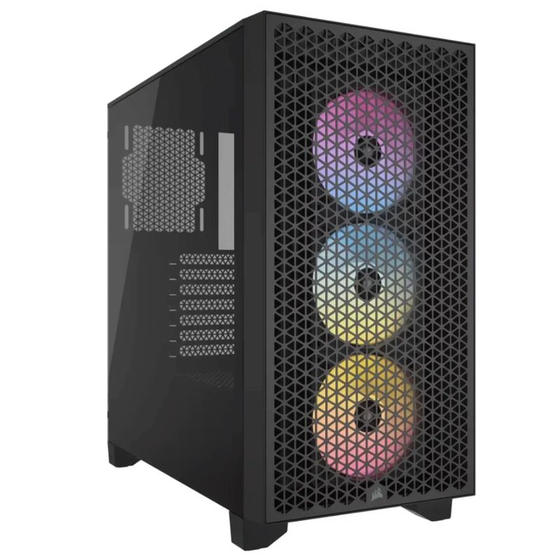 CORSAIR - Chasis Corsair 3000d Rgb Airflow Tempered Glass Negro