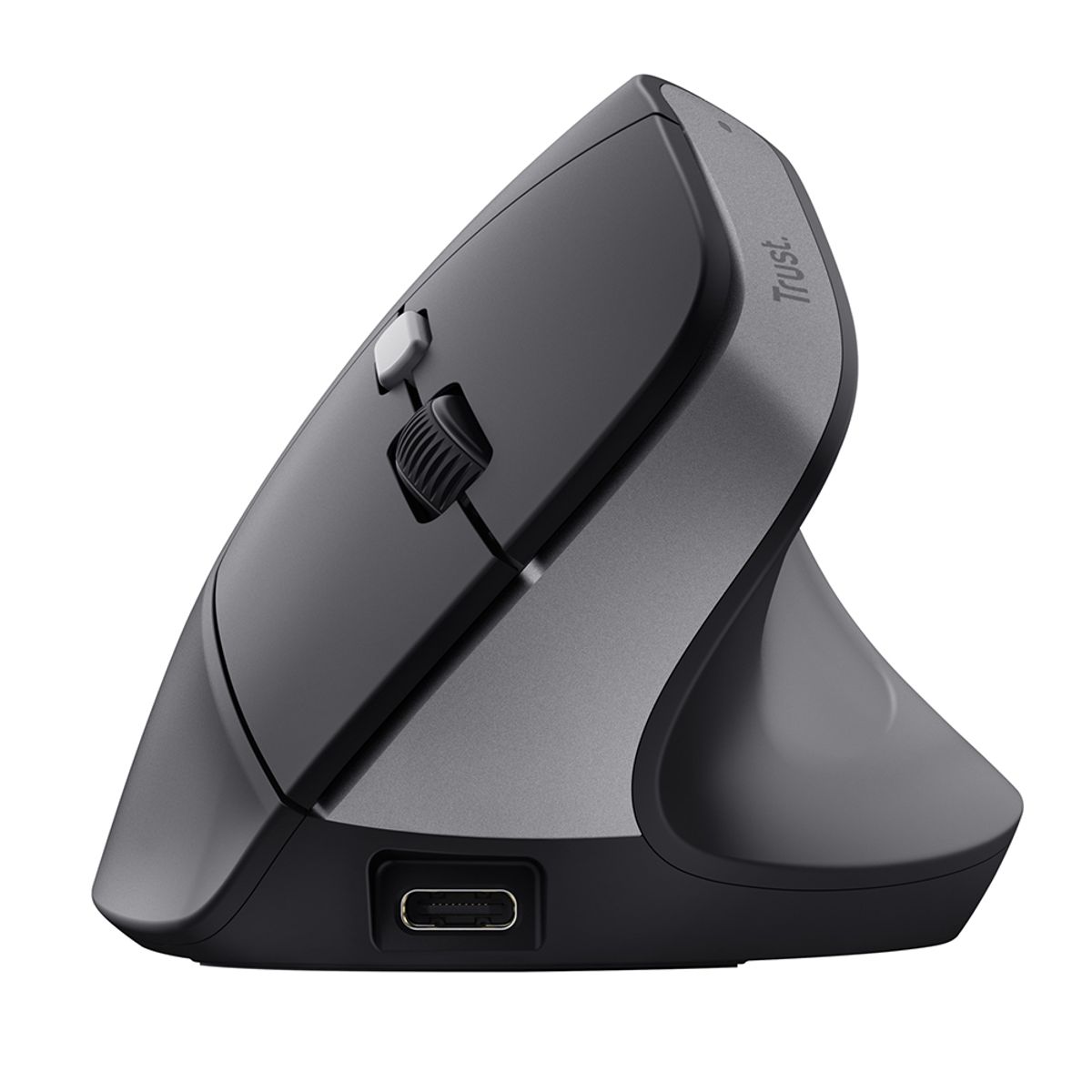 TRUST - Mouse Trust Bayo II Inalámbrico Diseño Vertical Recargable Negro