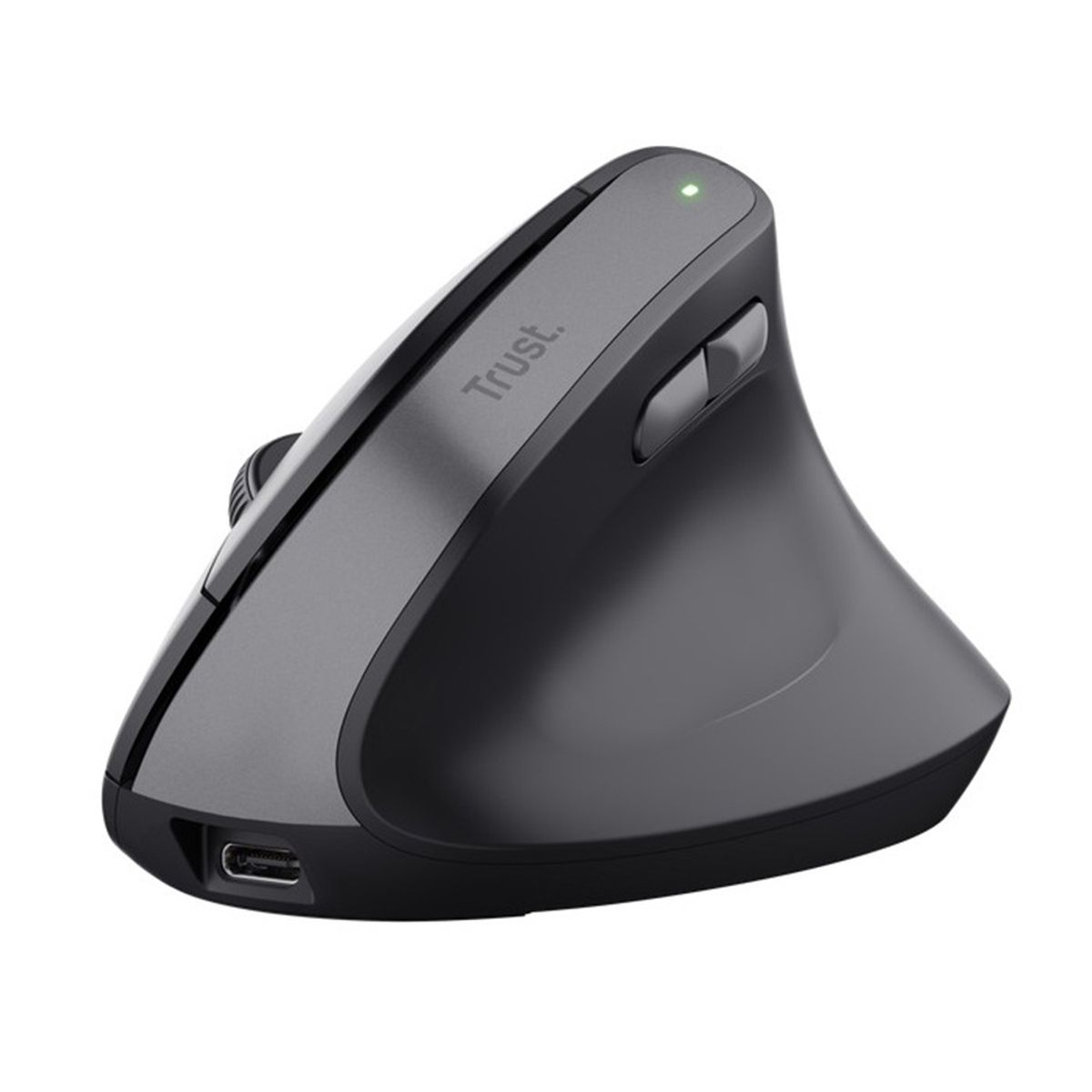 TRUST - Mouse Trust Bayo II Inalámbrico Diseño Vertical Recargable Negro