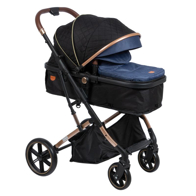 EBABY - Coche moisés SATURNO AZUL  EB126-1