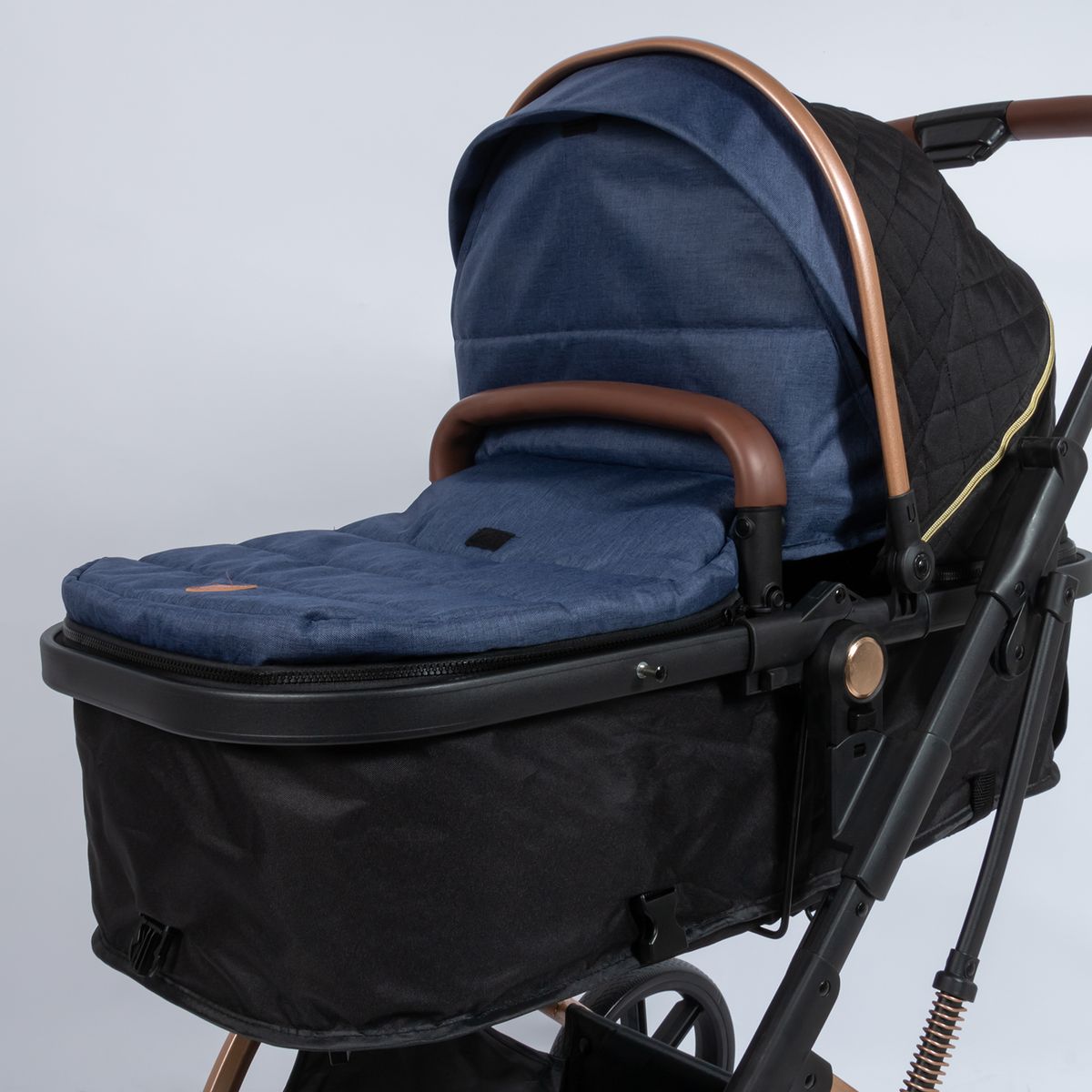 EBABY - Coche moisés SATURNO AZUL EB126-1