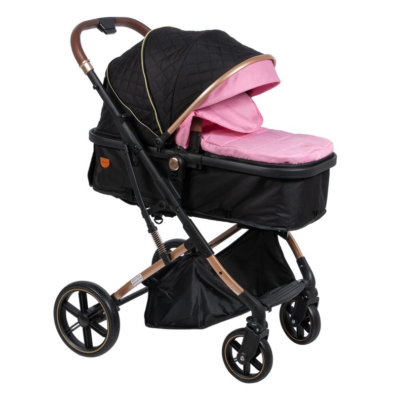 EBABY - Coche moisés SATURNO ROSA  EB126-1