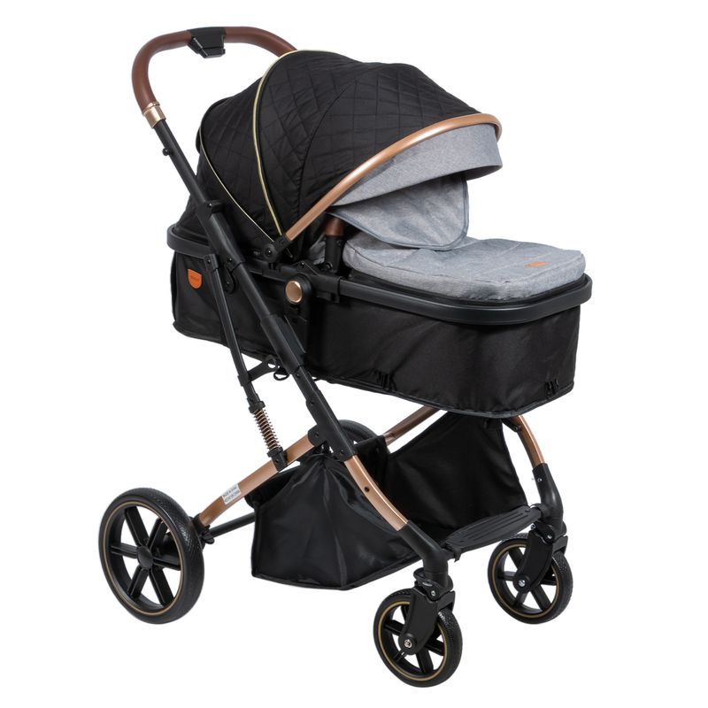 EBABY - Coche moisés SATURNO GRIS  EB126-1