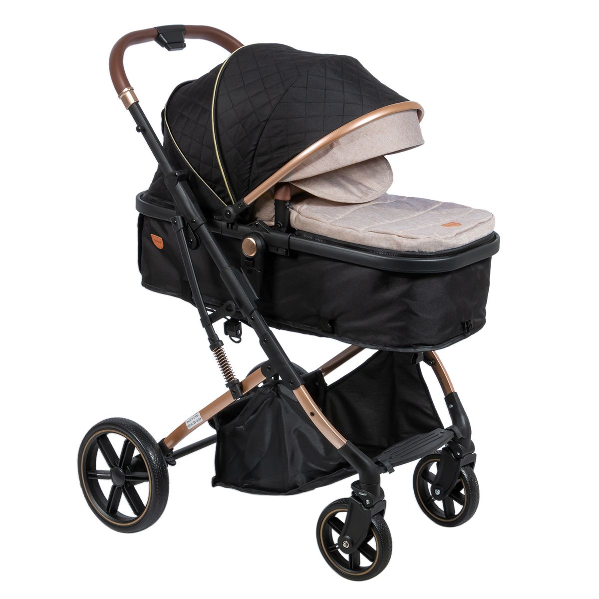 EBABY - Coche moisés SATURNO BEIGE EB126-1