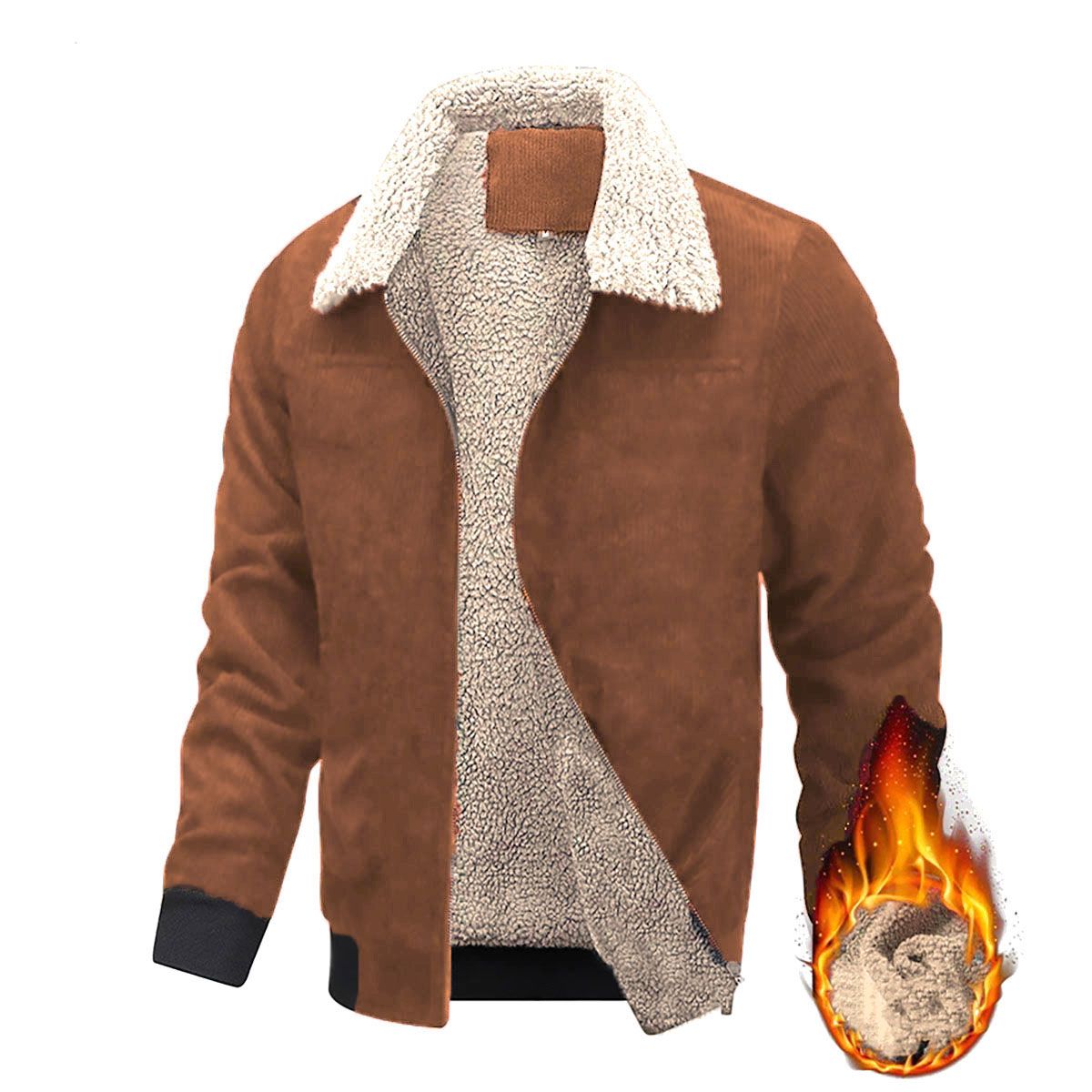 THE CLOTHING COMPANY - Chaqueta Hombre Ovejera Gamuzada Forrada