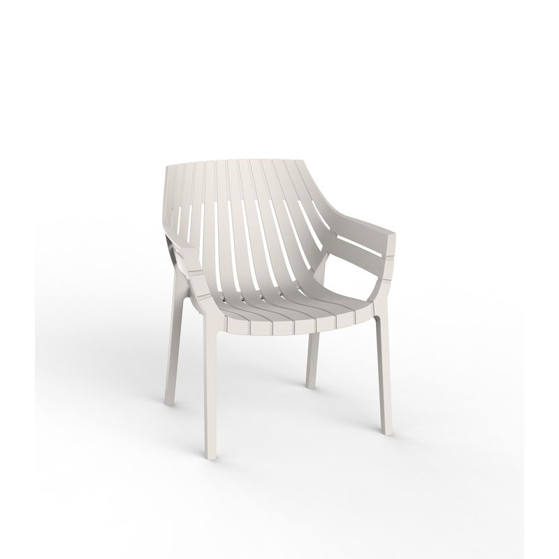 VONDOM - POLTRONAS SPRITZ ECRU VONDOM EN POLIPROPILENO