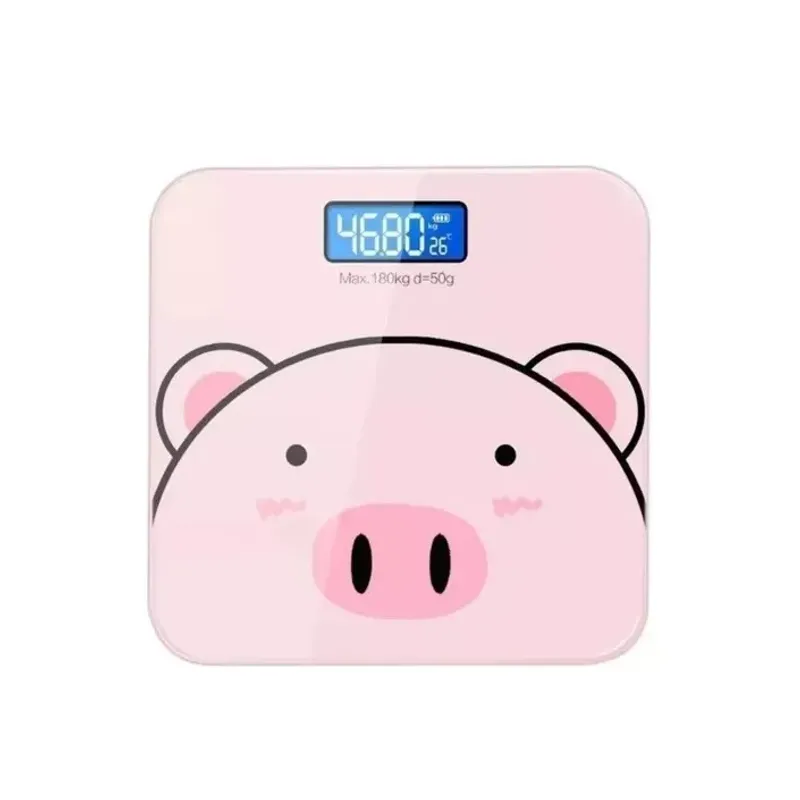 GENERICO - Bascula Digital Pesa Animado Cerdito Recargable