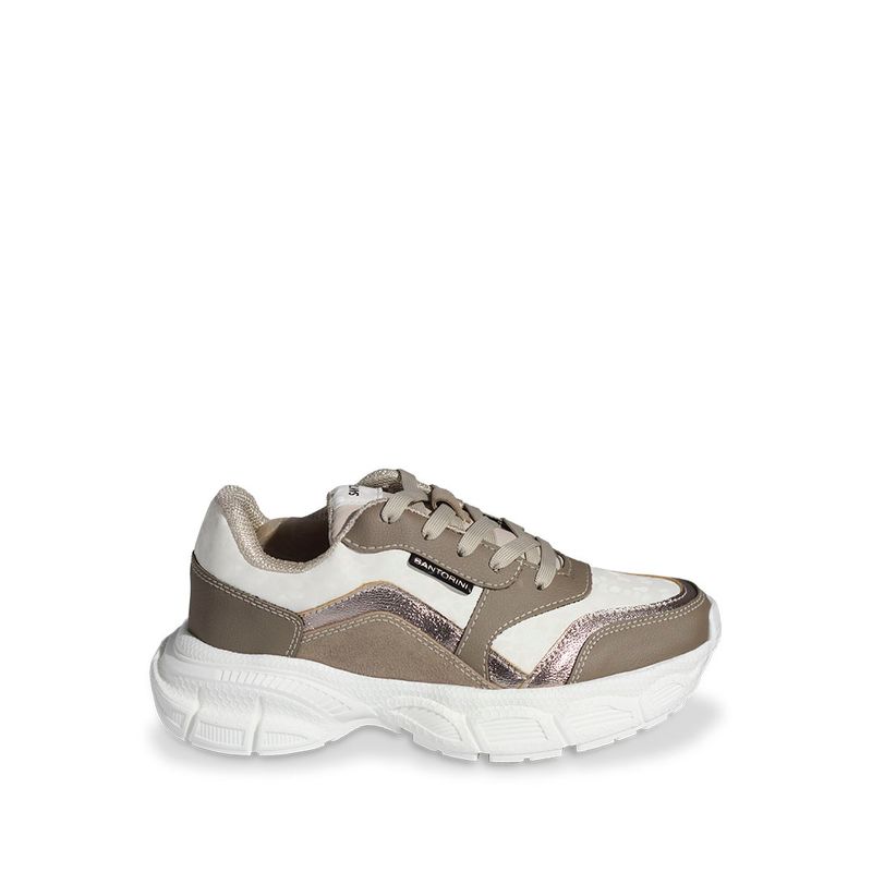 SANTORINI - Tenis Moda Mujer Sussy Beige