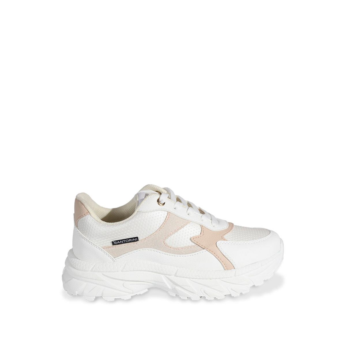 SANTORINI - Tenis Moda Mujer Dinamo Beige