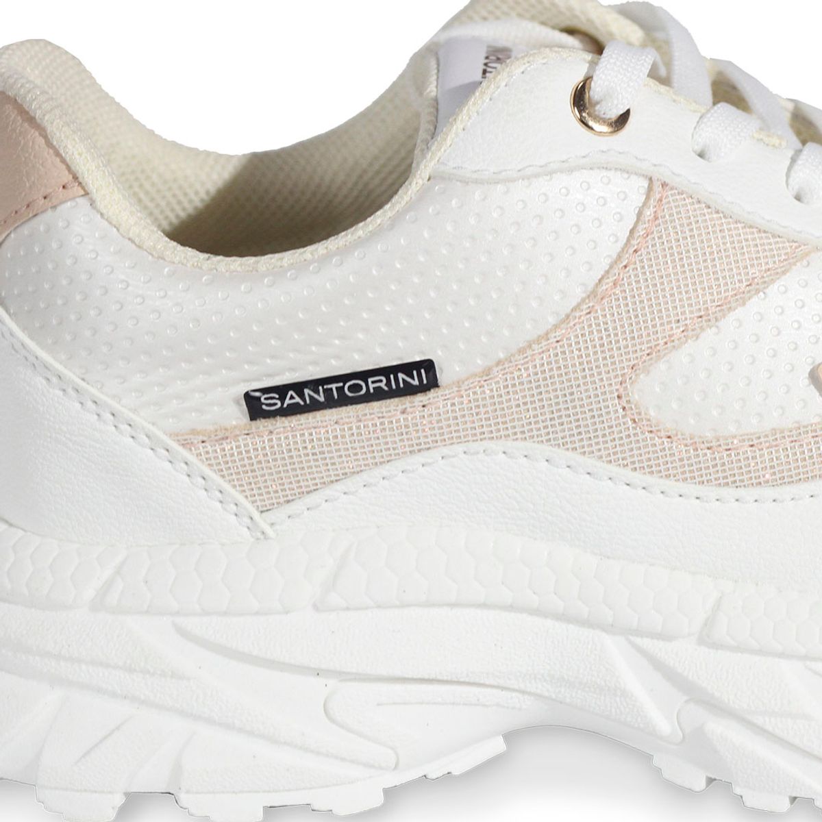 SANTORINI - Tenis Moda Mujer Dinamo Beige
