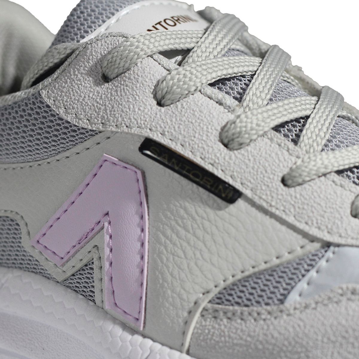 SANTORINI - Tenis Moda Mujer Diosa Gris