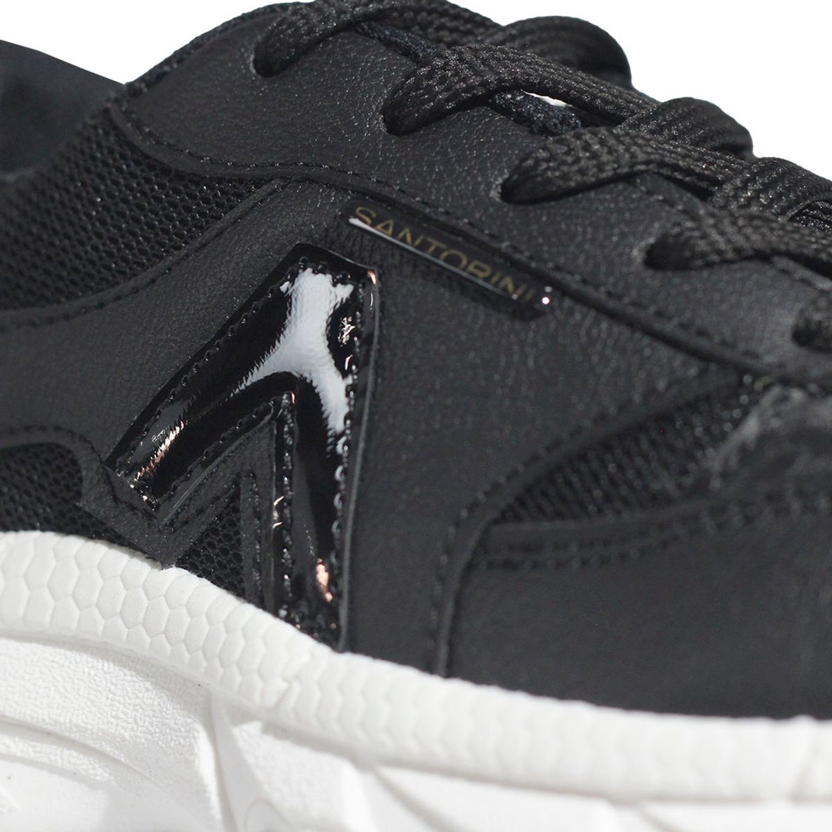 SANTORINI - Tenis Moda Mujer Diosa Negro