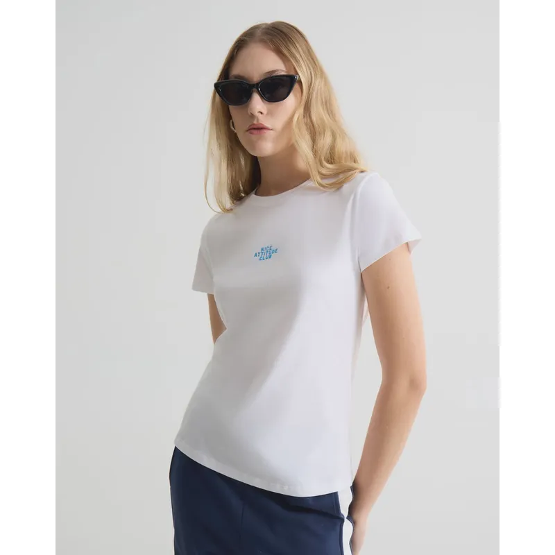 SEVEN SEVEN - Camiseta De Mujer  Color Marfil Marca Seven Seven #28096366
