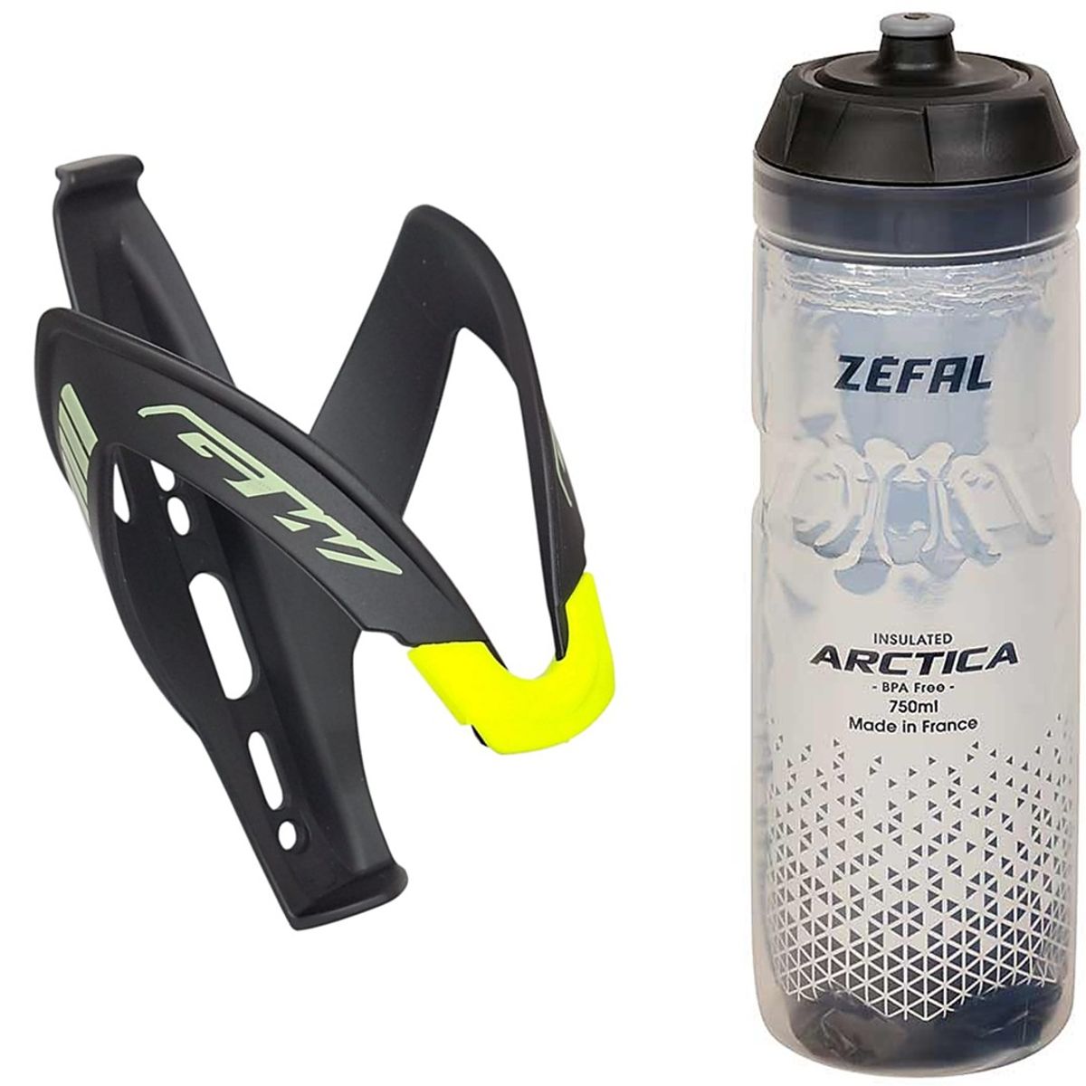 GW - Portacaramañola + Caramañola Térmica Bicicleta Ciclismo