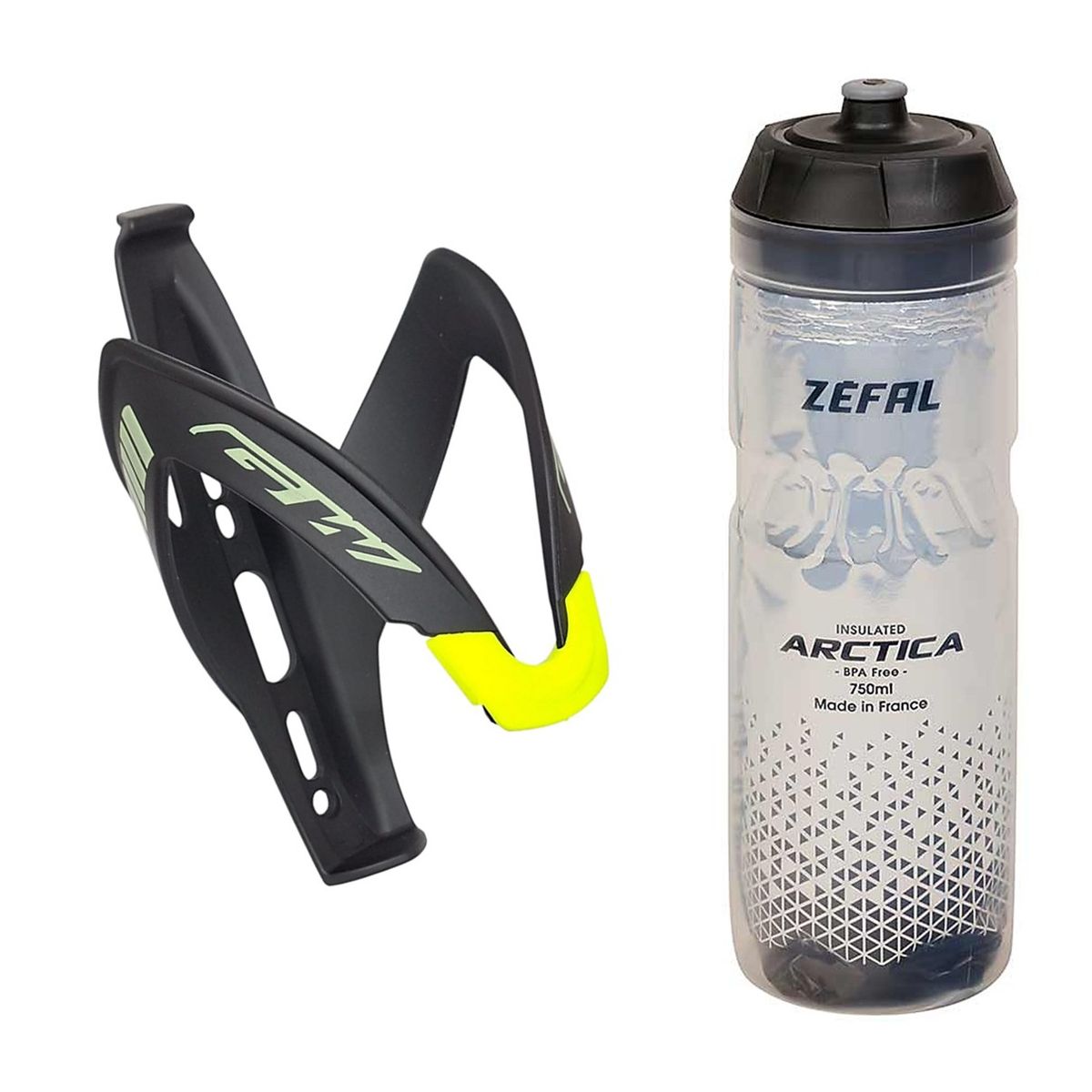 GW - Portacaramañola + Caramañola Térmica Bicicleta Ciclismo